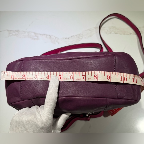 COACH Daisy Spectator Leather Mia
(F23911) Crossbody Silver/Purple/Pink Handbag - Picture 10 of 16